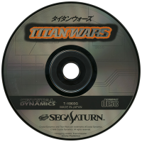 Titan Wars JP Sega Saturn  box art
